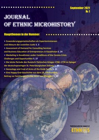 Vorderes Coverbild Journal of Ethnic Microhistory