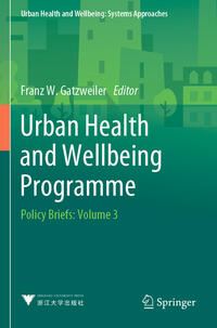 Vorderes Coverbild Urban Health and Wellbeing Programme
