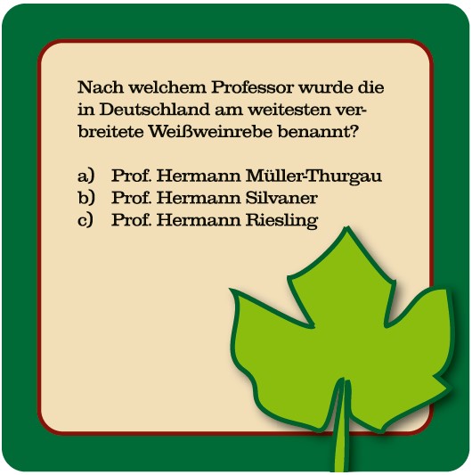 Beispielinhalt (Bild) Wein-Quiz (Neuauflage)