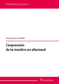 Vorderes Coverbild L’expression de la manière en allemand