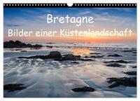 Vorderes Coverbild Bretagne - Bilder einer Küstenlandschaft (Wandkalender 2025 DIN A3 quer), CALVENDO Monatskalender