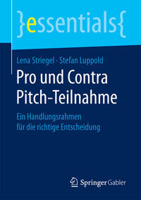 Vorderes Coverbild Pro und Contra Pitch-Teilnahme