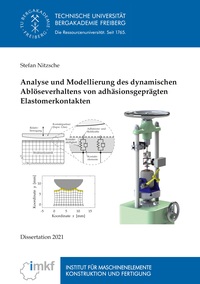 Vorderes Coverbild Analyse und Modellierung des dynamischen Ablöseverhaltens von adhäsionsgeprägten Elastomerkontakten