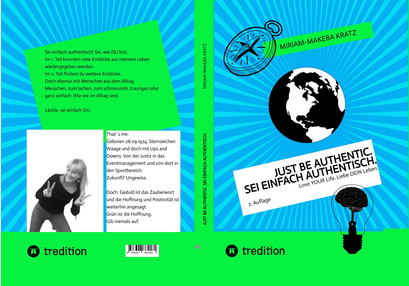 Gesamtes Coverbild Just be authentic. Sei einfach authentisch.