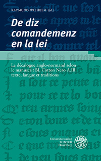 Vorderes Coverbild ‚De diz comandemenz en la lei‘