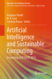 Vorderes Coverbild Artificial Intelligence and Sustainable Computing