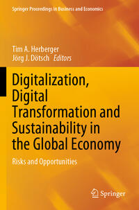 Vorderes Coverbild Digitalization, Digital Transformation and Sustainability in the Global Economy