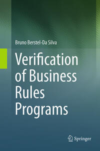Vorderes Coverbild Verification of Business Rules Programs