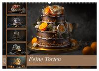 Vorderes Coverbild Feine Torten (Wandkalender 2025 DIN A2 quer), CALVENDO Monatskalender