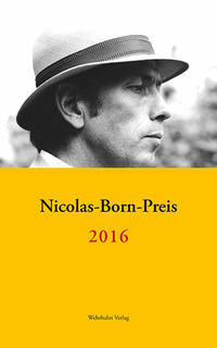 Vorderes Coverbild Nicolas-Born-Preis 2016