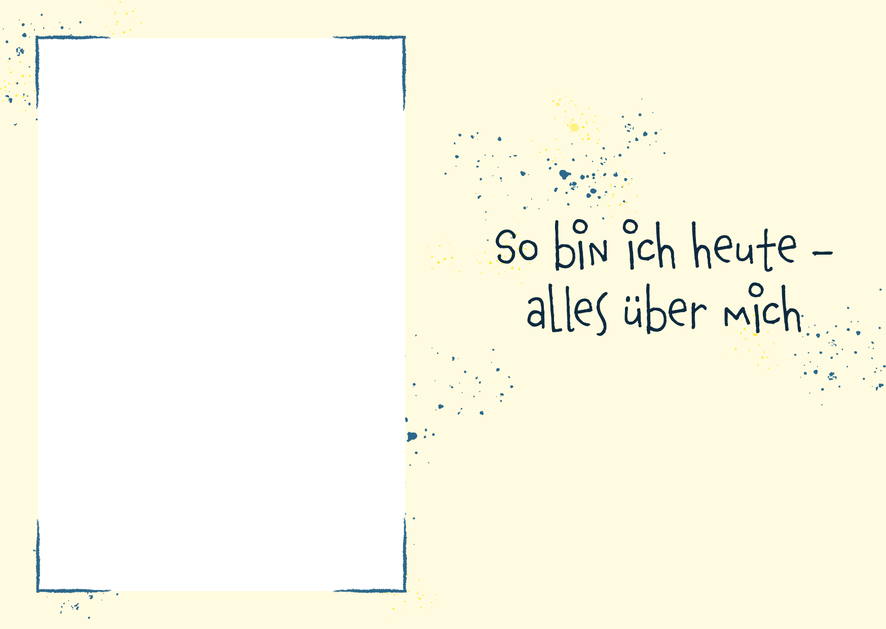 Beispielinhalt (Bild) Das bin ich mit 10