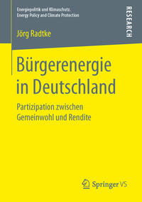 Vorderes Coverbild Bürgerenergie in Deutschland