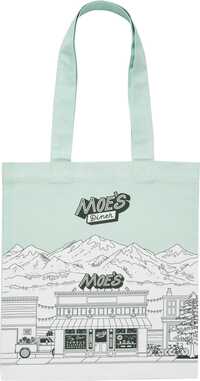 Vorderes Coverbild Main Street Tote Bag »Moe’s Diner«