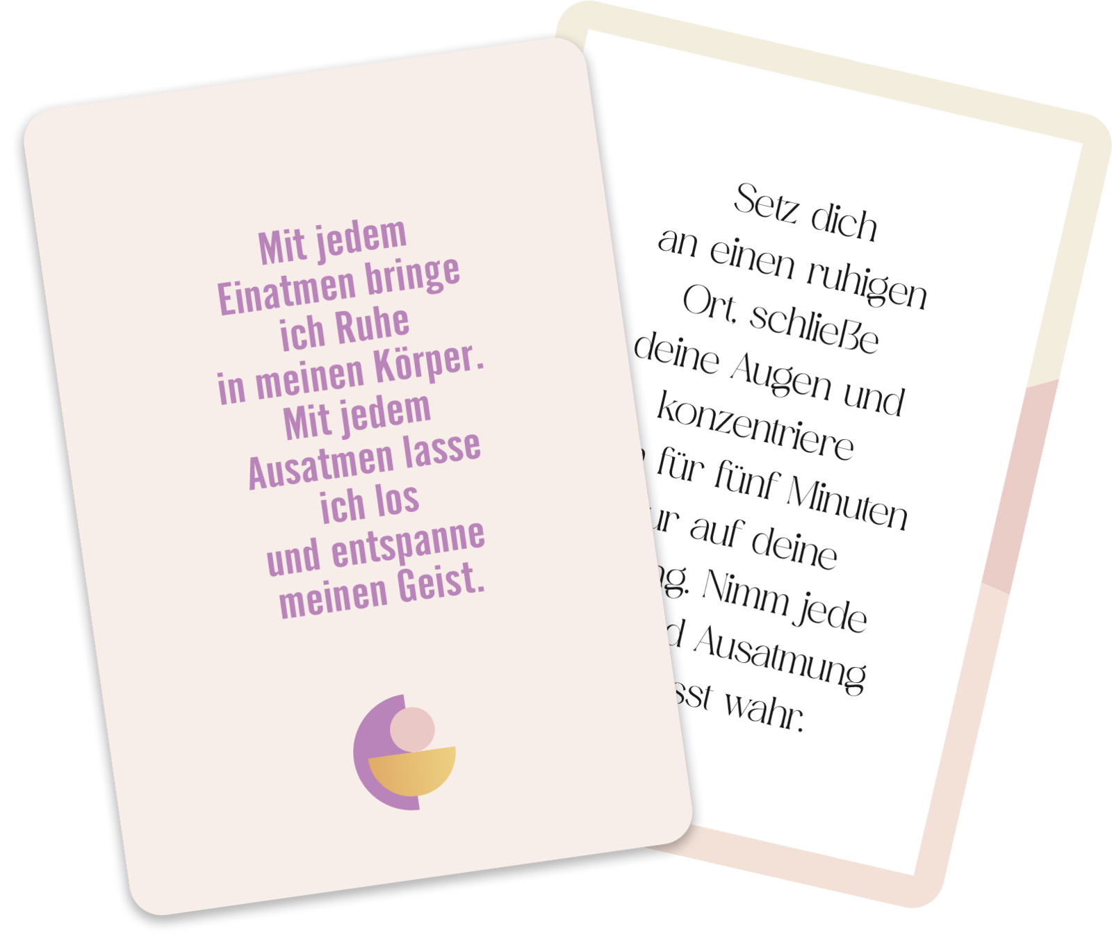 Beispielinhalt (Bild) Achtsamkeit to go