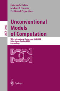 Vorderes Coverbild Unconventional Models of Computation