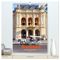 Vorderes Coverbild Karlsbad - prächtig und elegant (hochwertiger Premium Wandkalender 2025 DIN A2 hoch), Kunstdruck in Hochglanz