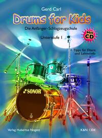 Vorderes Coverbild Drums For Kids, Band 1