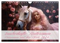 Vorderes Coverbild Zauberhafte Reiterinnen (Wandkalender 2025 DIN A4 quer), CALVENDO Monatskalender
