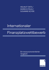 Vorderes Coverbild Internationaler Finanzplatzwettbewerb