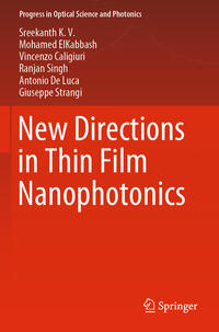 Vorderes Coverbild New Directions in Thin Film Nanophotonics