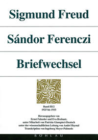 Vorderes Coverbild Sigmund Freud - Sándor Ferenczi. Briefwechsel