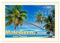 Vorderes Coverbild Malediven - mein Traum (Wandkalender 2025 DIN A4 quer), CALVENDO Monatskalender