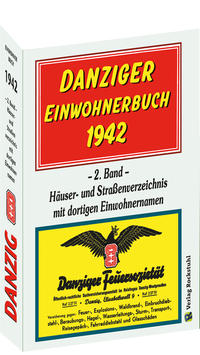 Vorderes Coverbild DANZIG - Danziger Einwohnerbuch 1942 - 2. Band