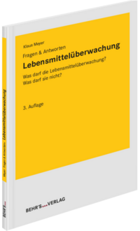 Vorderes Coverbild Lebensmittelüberwachung