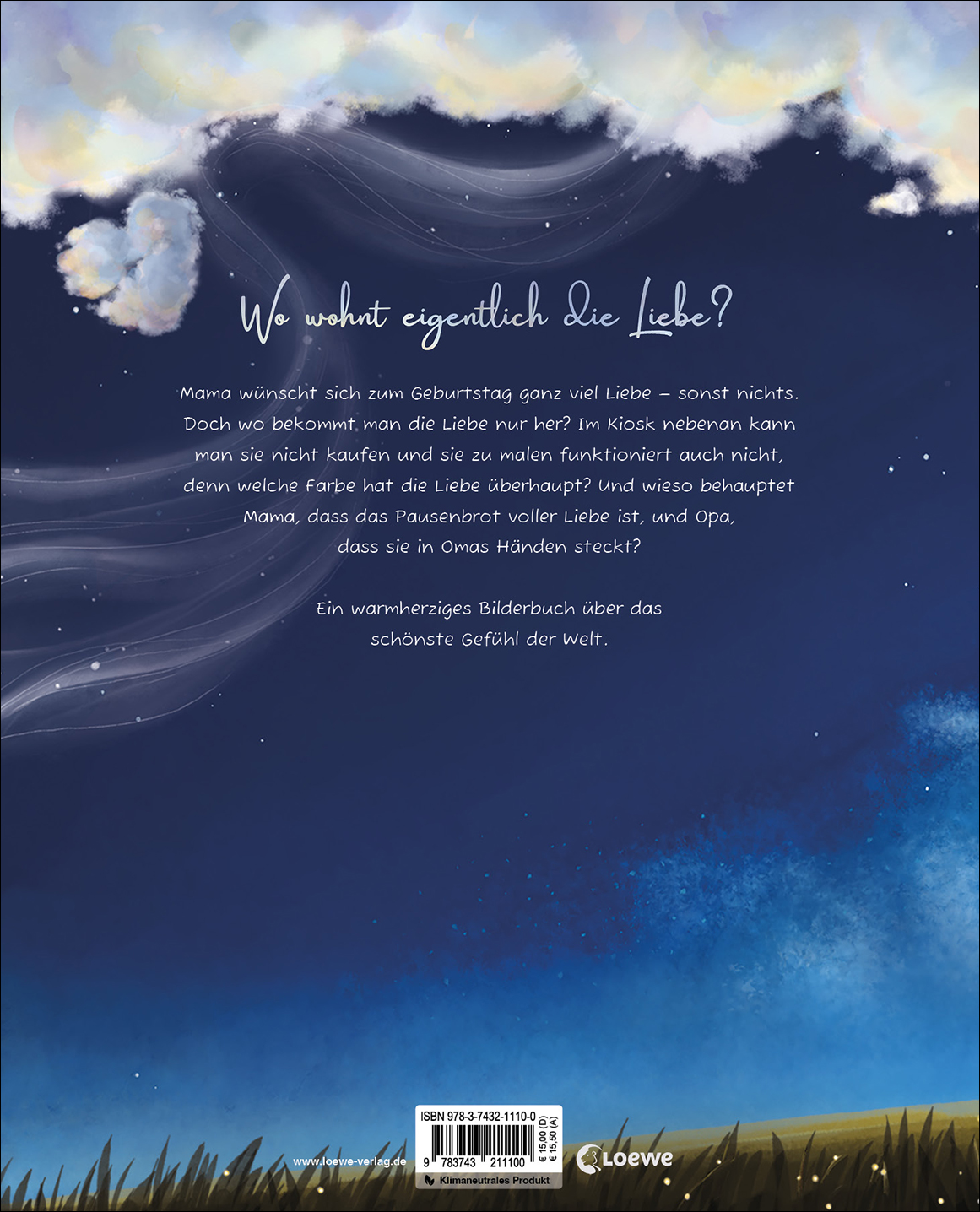 Rückseitencover Die Liebe wohnt auf Wolke 7