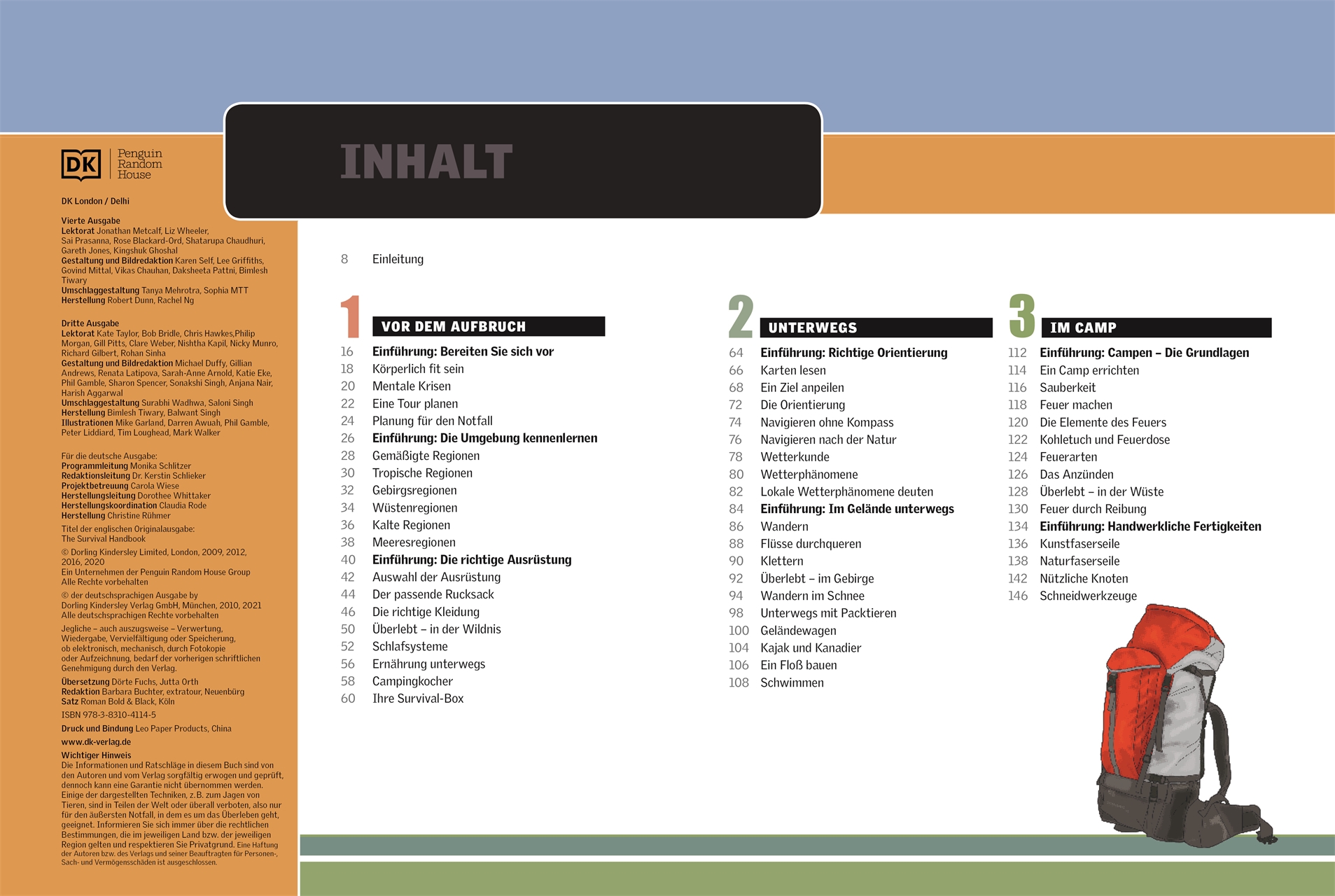 Beispielinhalt (Bild) Survival-Guide