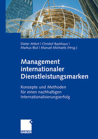 Vorderes Coverbild Management internationaler Dienstleistungsmarken