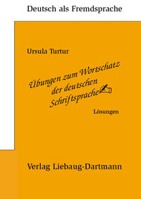 Vorderes Coverbild Übungen zum Wortschatz der deutschen Schriftsprache
