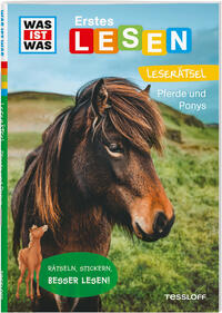 Vorderes Coverbild WAS IST WAS Erstes Lesen. Leserätsel Pferde und Ponys
