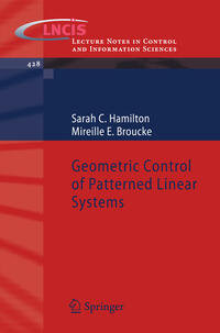 Vorderes Coverbild Geometric Control of Patterned Linear Systems