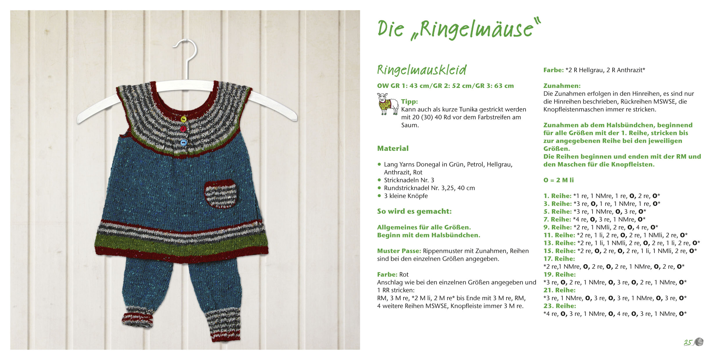 Beispielinhalt (Bild) Babys in Tweed