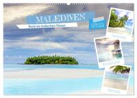 Vorderes Coverbild Malediven, Perle im Indischen Ozean (Wandkalender 2025 DIN A2 quer), CALVENDO Monatskalender