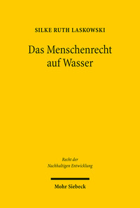 Vorderes Coverbild Das Menschenrecht auf Wasser