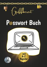 Vorderes Coverbild "Griffbereit" - PASSWORT BUCH mit A-Z Register