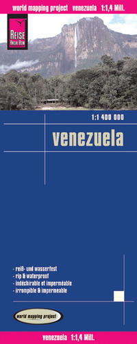 Vorderes Coverbild Reise Know-How Landkarte Venezuela (1:1.400.000)