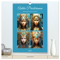 Vorderes Coverbild Antike Priesterinnen. Kunstvolle Fantasy-Portraits (hochwertiger Premium Wandkalender 2025 DIN A2 hoch), Kunstdruck in Hochglanz