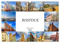 Vorderes Coverbild Rostock Impressionen (Wandkalender 2025 DIN A3 quer), CALVENDO Monatskalender