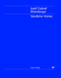 Vorderes Coverbild Josef Gabriel Rheinberger / Sämtliche Werke: Weltliche Chormusik II für Männerchor a cappella