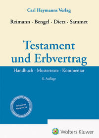 Vorderes Coverbild Testament und Erbvertrag