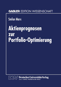 Vorderes Coverbild Aktienprognosen zur Portfolio-Optimierung