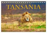 Vorderes Coverbild Blickpunkte Tansanias (Tischkalender 2025 DIN A5 quer), CALVENDO Monatskalender