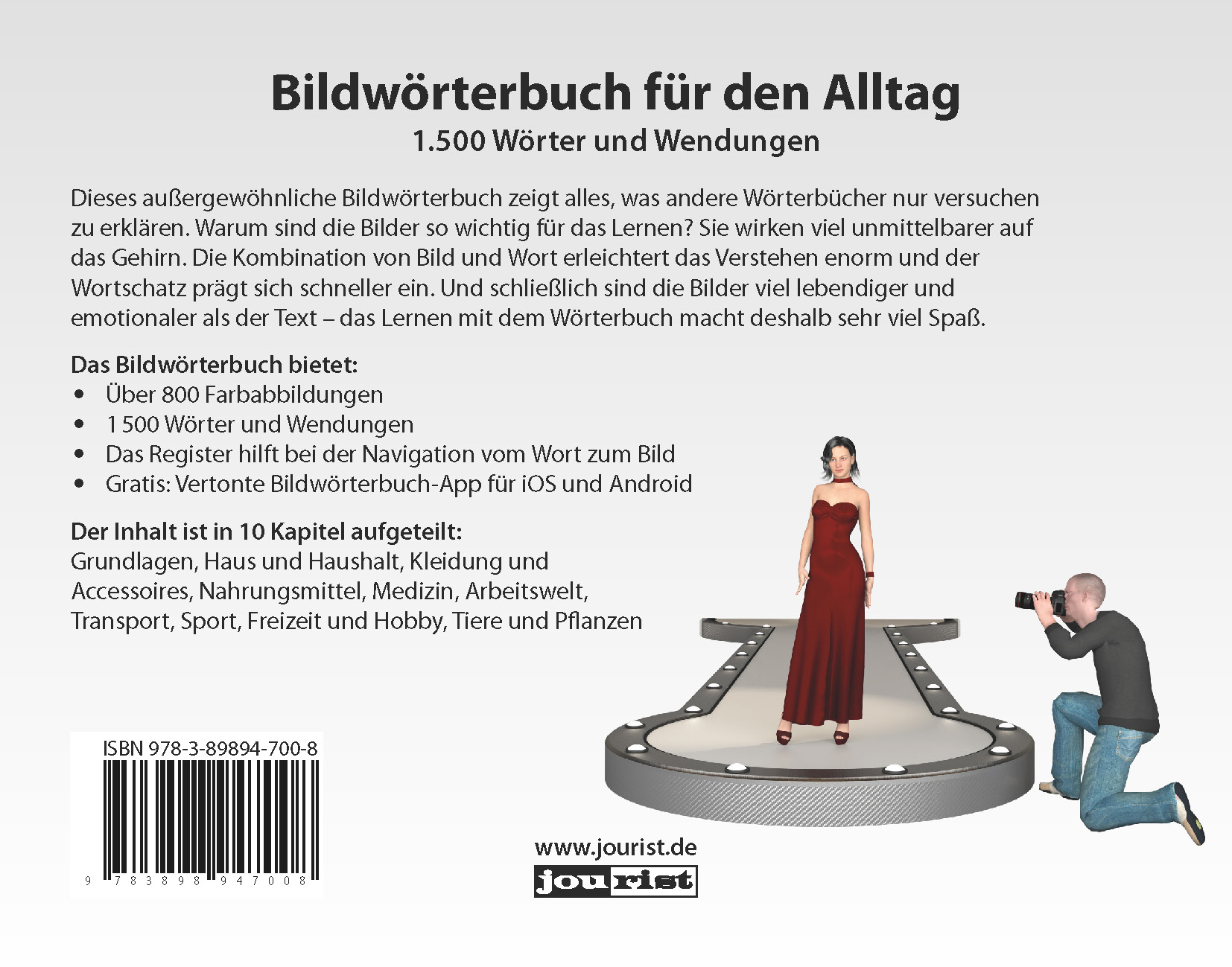 Rückseitencover Bildwörterbuch für den Alltag Englisch-Deutsch