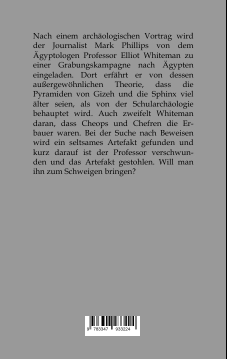 Rückseitencover Das Gizeh Geheimnis