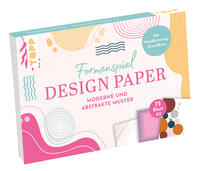 Vorderes Coverbild Design Paper A5 Formenspiel. Mit Handlettering-Grundkurs