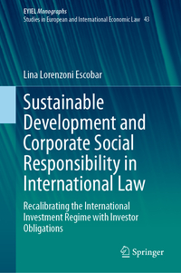 Vorderes Coverbild Sustainable Development and Corporate Social Responsibility in International Law