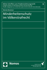 Vorderes Coverbild Minderheitenschutz im Völkerstrafrecht